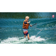 Hot Shot Kids Trainer Skis With Bar/Rope