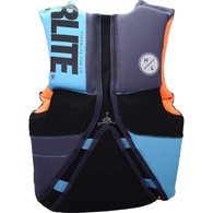 Boy's Youth Elite Life Jacket - Grey/Blue/Orange 25-40Kg