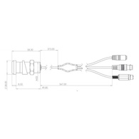 735 Miniature Flush Mounting Stainless Camera