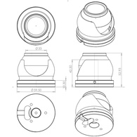 S460 Mini 316 Stainless Ip Dome Camera