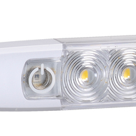 12V Dual Colour Strip Lamp White/Red Interior/Exterior Ip66
