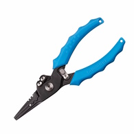 LONG NOSE PLIER WITH CUTTER  6"