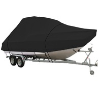 Trailerable Jumbo Cabin Boat Cover MA501-2BK (6.4-7.0M) Black