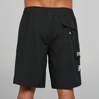 Beached Again 20" Boardshort - Black