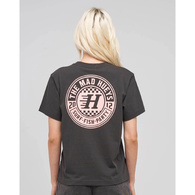 Checker Hueys Womens Ss Tee - Vintage Black