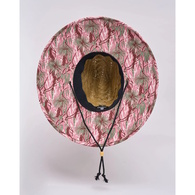 Mad Hueys Checker Hueys Womens Straw Hat Natural