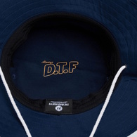 Down To Fish Wide Brim Hat - Navy