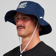 Down To Fish Wide Brim Hat - Navy