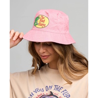 Mad Hueys Pro Hueys Womens Reversible Bucket Hat Dusty Pink