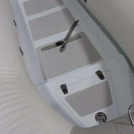 Deluxe Alloy Rigid Hull Rib W/Dbl Floor / Locker - 3.1M