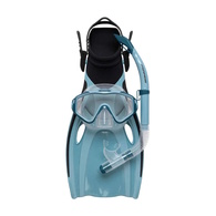Oasis Adult Mask, Snorkel & Fins Set - Blue