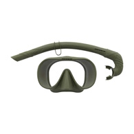 Sunsets Adult Mask & Snorkel Set - Dark Olive