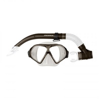 Tropic Silitex Adult Mask Snorkel Set- Smoke