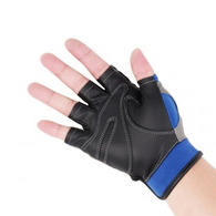 Half Finger Glove - Black / Grey / Blue