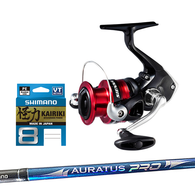 Sienna 4000FG & Auratus PRO 7'2 4-8kg Softbait Combo w/Braid