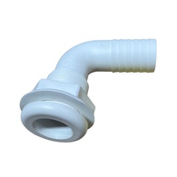 90 Degree Elbow Skin Fitting 28mm (1.1/8") w/Tail White