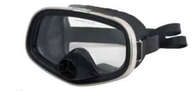 Pacific Pro Purge Rubber Dive Mask - Black