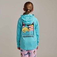 Pastel Pop Kids Tech Tee Marlin Turquoise