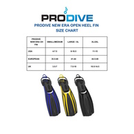 Prodive New Era Open Heel Fin Yellow