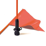 Flagwhip & Pennant Base - Orange (Kontiki/Kayak/Dinghy)