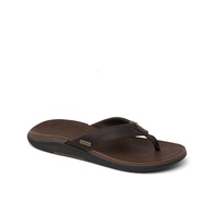 Leather Offshore Men's Jandals - Dark Brown