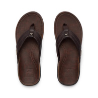 Leather Offshore Men's Jandals - Dark Brown