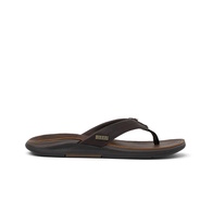 Leather Offshore Men's Jandals - Dark Brown