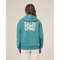 Womens Hoodie Overlay Teal