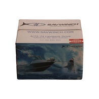 1000Ss Mini Drum Winch W/Rope/Chain/Acc. (Boats To 7M)