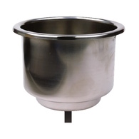 Recessed Flush Drink Holder 93Mm Stainless W/Led