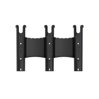 3 Rod Vertical PVC Rod Storage Rack Black