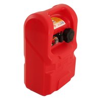 Premium Thick Wall Portable Outboard Fuel Tote Tank W/Guage 12L