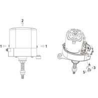 12V 5Nm Compact Wiper Motor 50Mm Shaft (68Mm Oa) 