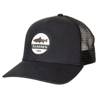 Trout Patch Trucker Cap - Black