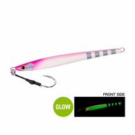 JIG KING SLASHER PINK GLOW ZEBRA 013