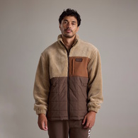 Jacket Sherpa Coastal Sand/Chocolate