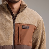 Jacket Sherpa Coastal Sand/Chocolate