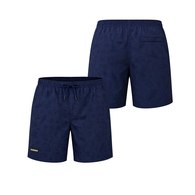 Coastal Swim Short Fish Print Navy
