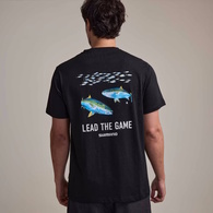 Lead The Game Tee Kingfish Vs Koheru Black