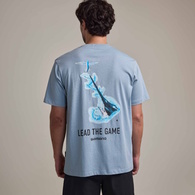 Lead The Game Marlin Vs Flying Fish Tee - Mist