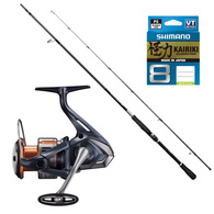 Nasci 4000Xg Fd Spin / Moonshot Bs S70mh 7'0" Combo Spin Pe1-2.5  2Pc + Braid
