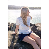 Ocean Vibes Women's Tee Coconut
