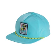 Pastel Pop Kids Flat Peak Cap Marlin Turquoise