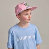 Pastel Pop Kids Flat Peak Cap Marlin Bubblegum Pink