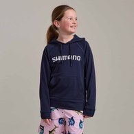 Pastel Pop Kids Lightweight Upf Hoody Marlin Navy