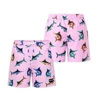 Pastel Pop Kids Swim Shorts Marlin Bubblegum Pink