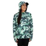 Solarflex Womens Hoody - Woodland Camo Avalon