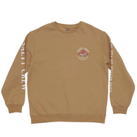 Snap Attack Crew Fleece Jumper - Tan
