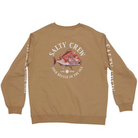 Snap Attack Crew Fleece Jumper - Tan