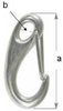 Ss Snap Hook C-Shape Spring Gate 6X50mm 220Kgs